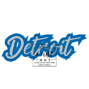 Detroit Graffiti DTF Transfer