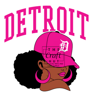 Tigers DTF - Detroit Girl (Pink)