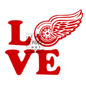 Red Wings DTF - LOVE