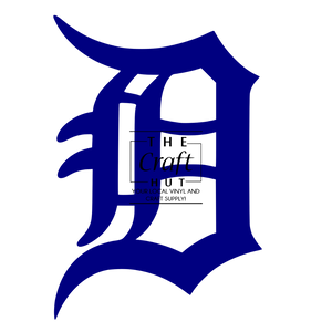 Tigers DTF - Old English D (Navy)