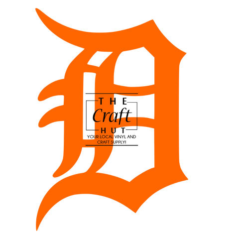 Tigers DTF - Old English D (orange)