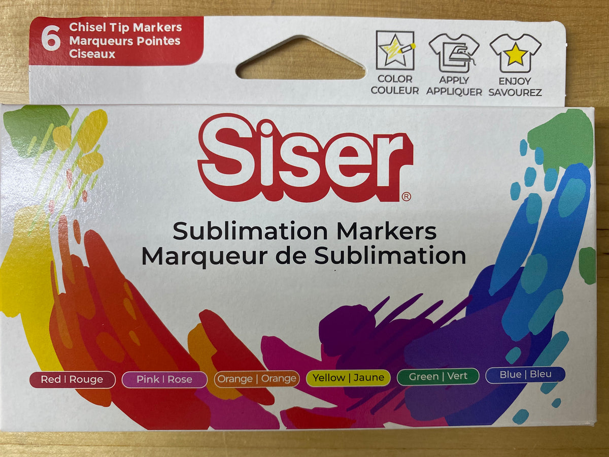 Siser Sublimation Markers – The Craft Hut SCS
