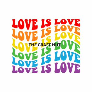 PRIDE MONTH - LOVE IS LOVE WAVY