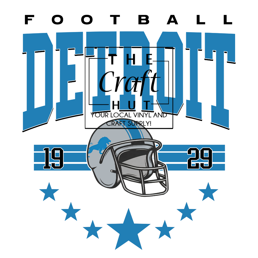 Football Detroit - Adult DTF Transfer