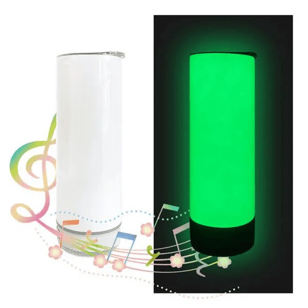 Glow In The Dark Speaker Tumbler - 20OZ Sublimation Tumbler