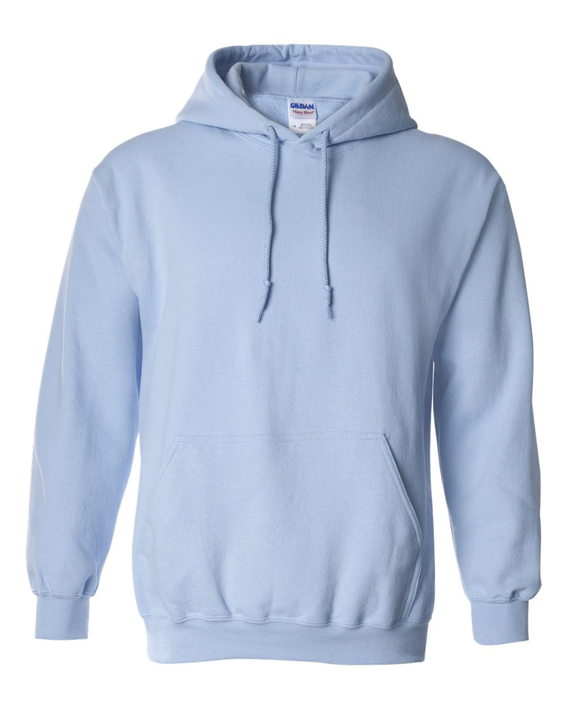 Gildan 18500 Felpa Con Cappuccio Uomo – Azzurro, Taglia S, Tessuto 8 Oz Poli-Cotone