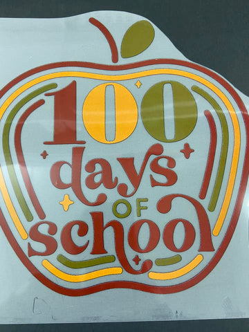 100 Days Apple - DTF Transfer
