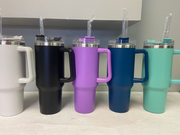 40oz Coffee Travel Mugs with Handle Stainless Steel