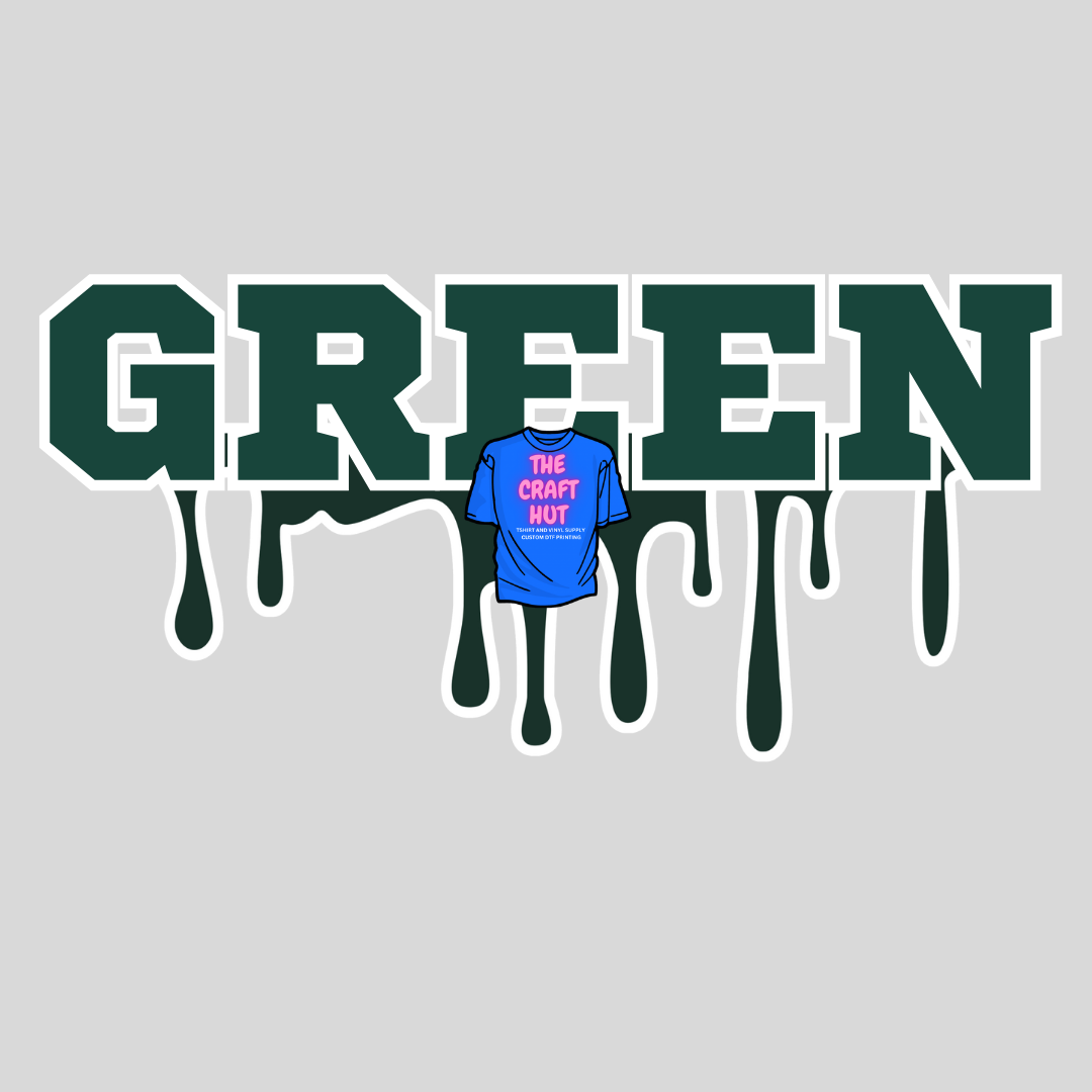 College Football DTF Transfer - MSU - Bleed Green