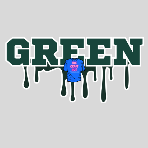 College Football DTF Transfer - MSU - Bleed Green
