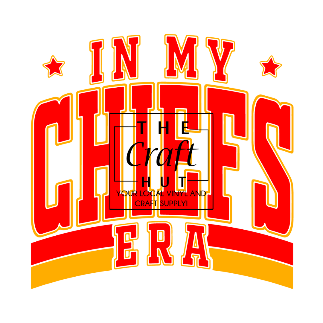 Superbowl DTF Transfer - In My Chiefs Era - (Youth)