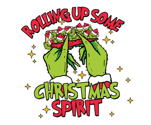 DECAL- ROLLING UP SOME CHRISTMAS SPIRIT