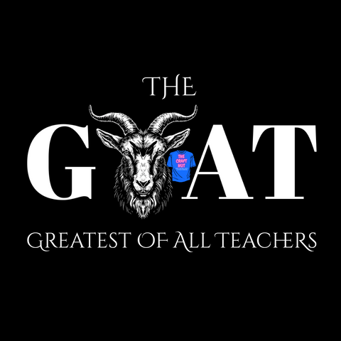 Teacher DTF Transfer - GOAT - Greatest Of All Teachers