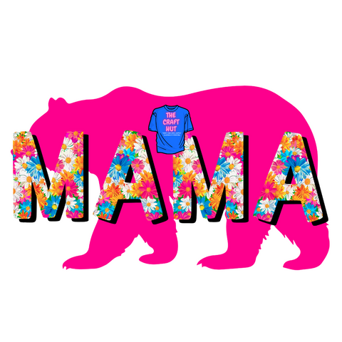 Mothers Day DTF Transfer - Mama Bear
