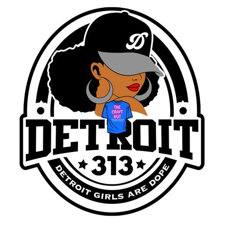 Detroit DTF Transfer - Detroit Girls Are Dope