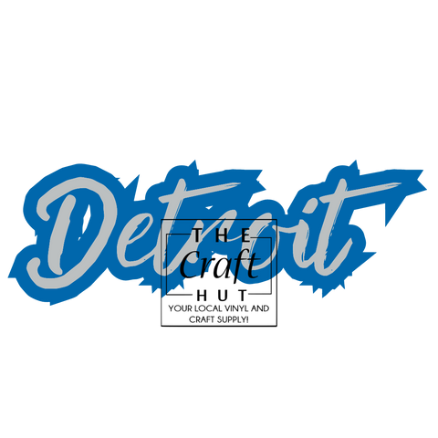 Detroit Graffiti DTF Transfer