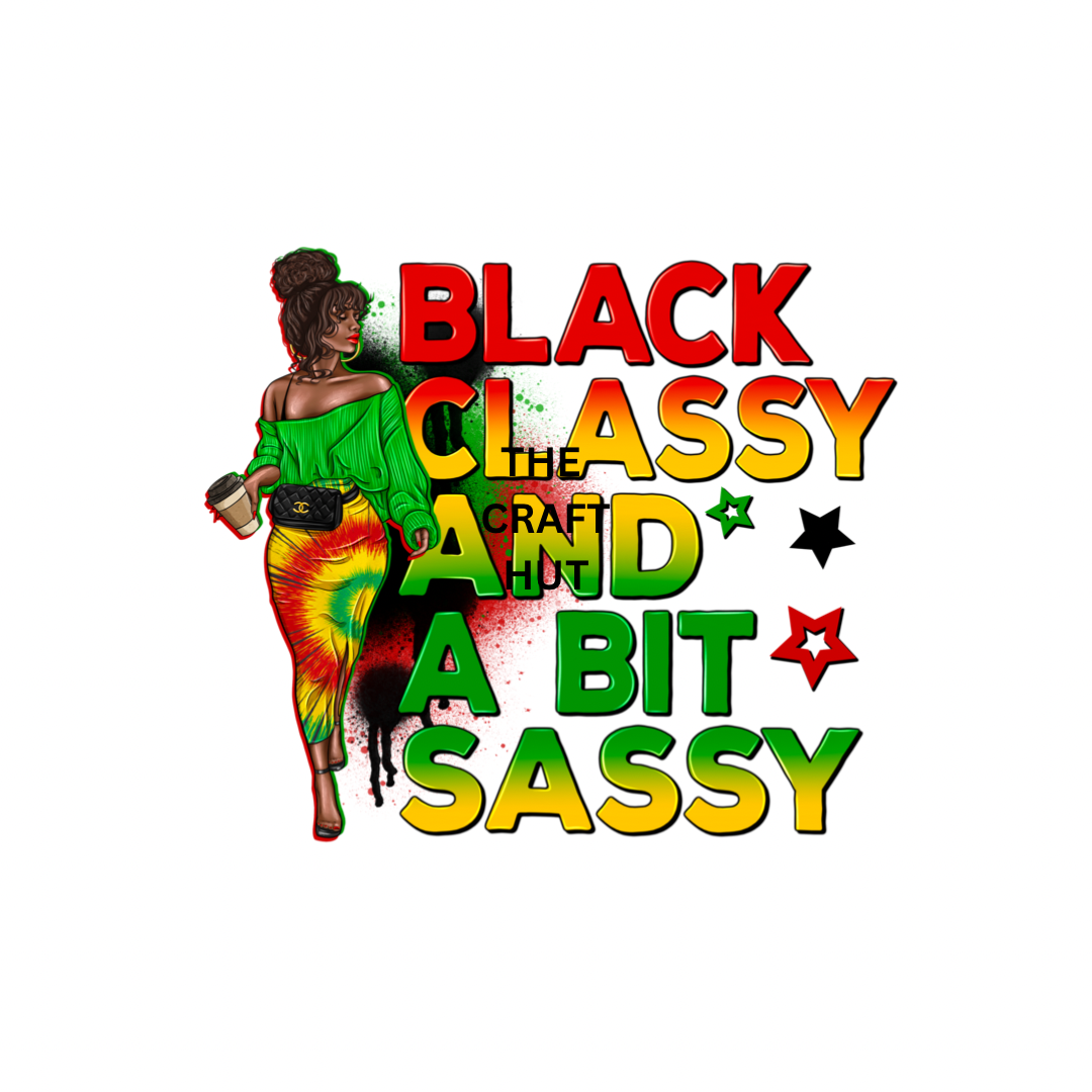 DECAL - Black, Classy, and a bit Sassy