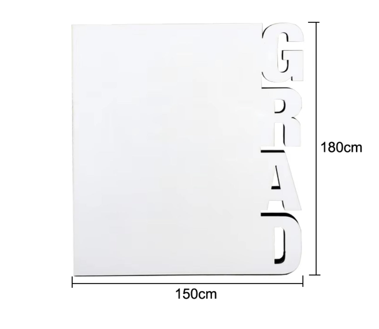 Graduation Sublimation Frame - MDF Sublimation Grad Picture
