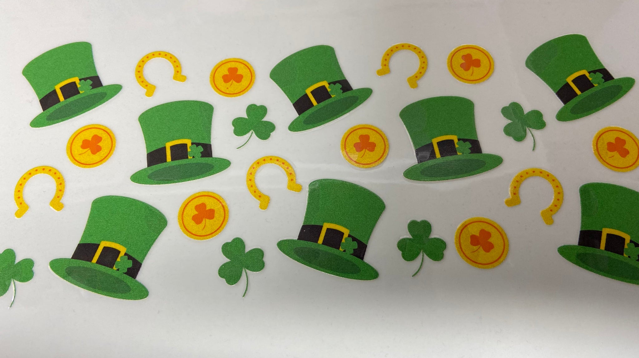 UV DTF WRAP- St. Paddy's Hats & Horseshoes