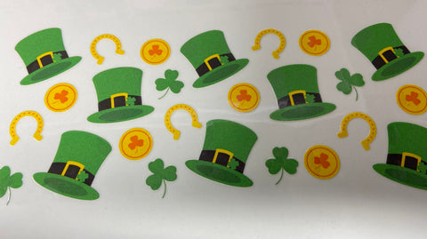 UV DTF WRAP- St. Paddy's Hats & Horseshoes