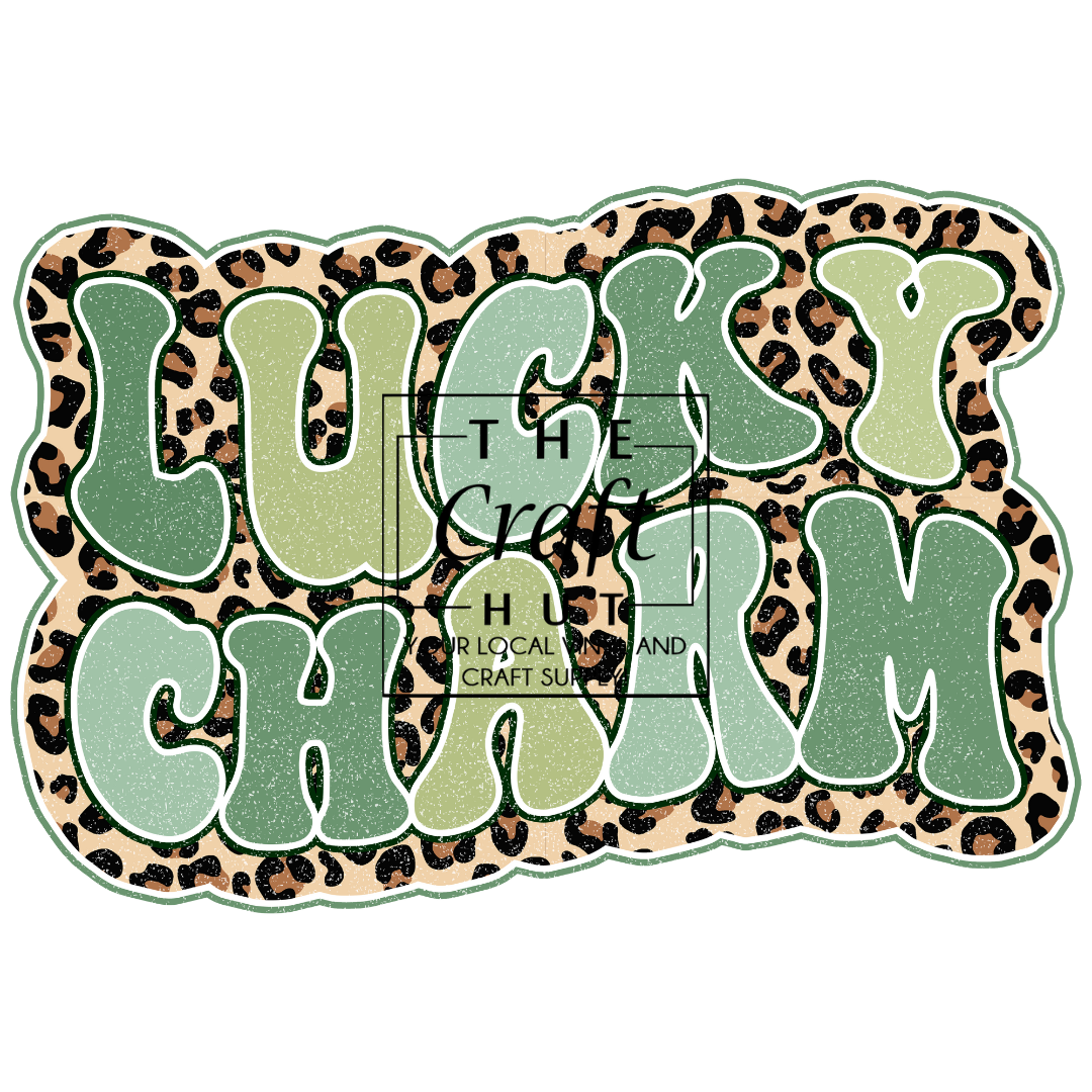 St Patrick DTF Transfer - Lucky Charm Cheetah (Youth)