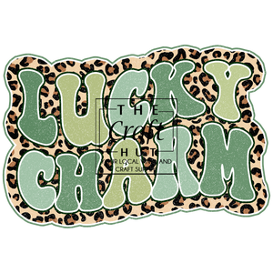St Patrick DTF Transfer - Lucky Charm Cheetah (Youth)