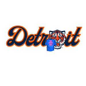 Tigers DTF Transfer - Detroit W/ Tiger