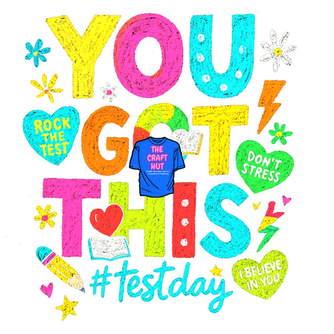 Teacher DTF Transfer - Graduation DTF - You Got This - Test Day