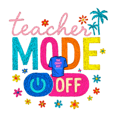 Teacher DTF Transfer - Graduation DTF Transfer - Teacher Mode Off