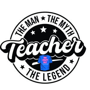 Teacher DTF Transfer - The Man The Myth The Legend Teacher