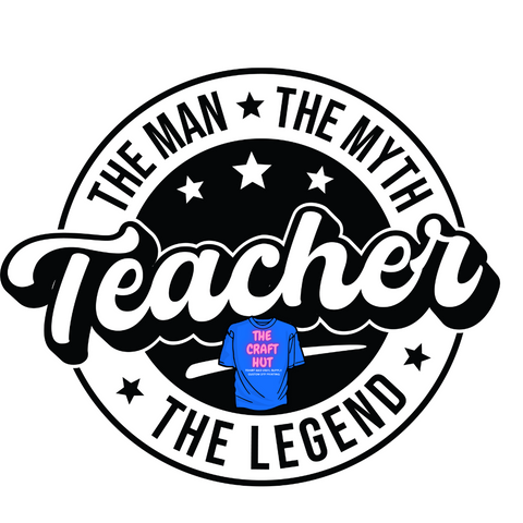 Teacher DTF Transfer - The Man The Myth The Legend Teacher