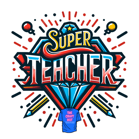 Teacher DTF Transfer - Super Teacher