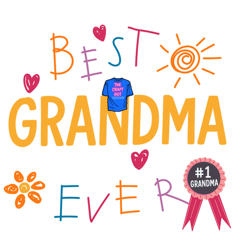 Mom DTF Transfer - Mothers Day - Best Grandma Ever Doodle