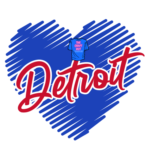 Pistons DTF Transfer - Pistons Heart