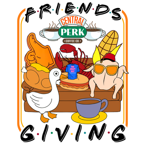 Thanksgiving/Fall DTF Transfer - Friendsgiving