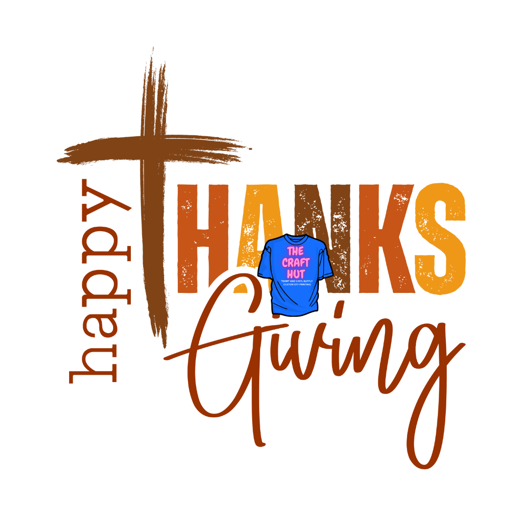 Thanksgiving/Fall DTF Transfer - Happy Thanksgiving