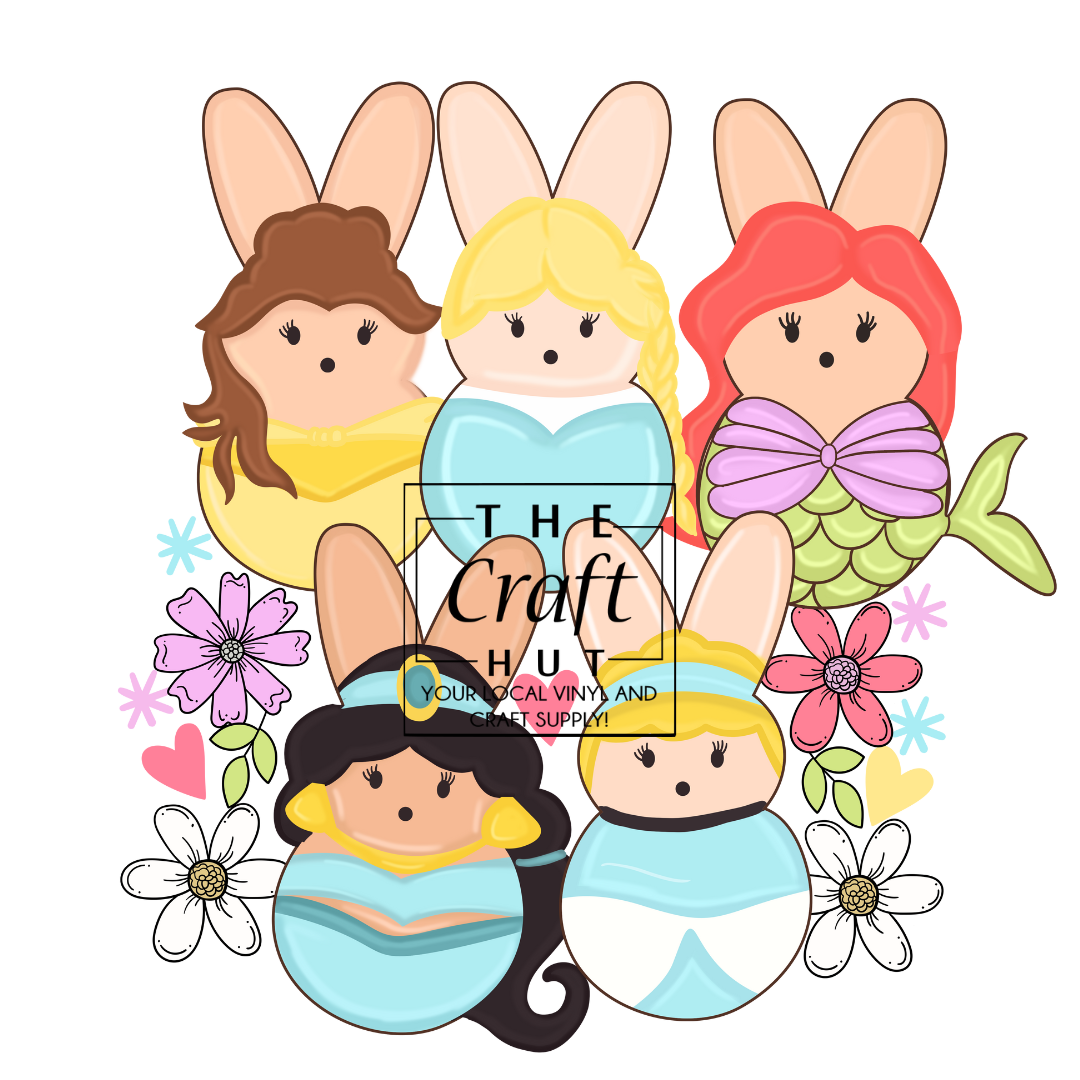 Easter DTF Transfer- Princess Peeps (Youth)