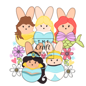Easter DTF Transfer- Princess Peeps (Youth)