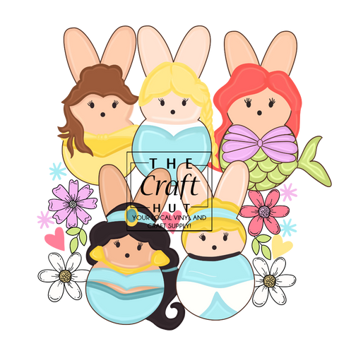 Easter DTF Transfer- Princess Peeps (Youth)