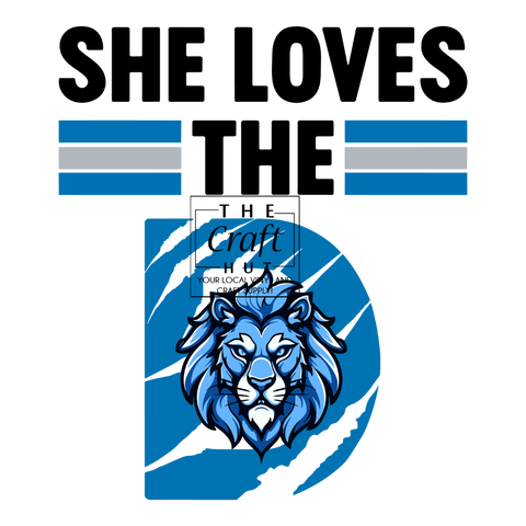 She Loves The D DTF Transfer