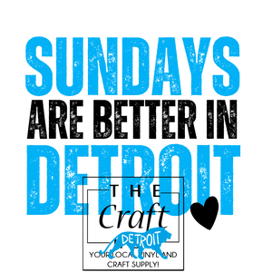 Sundays Are Better W/Pocket Logo DTF Transfer