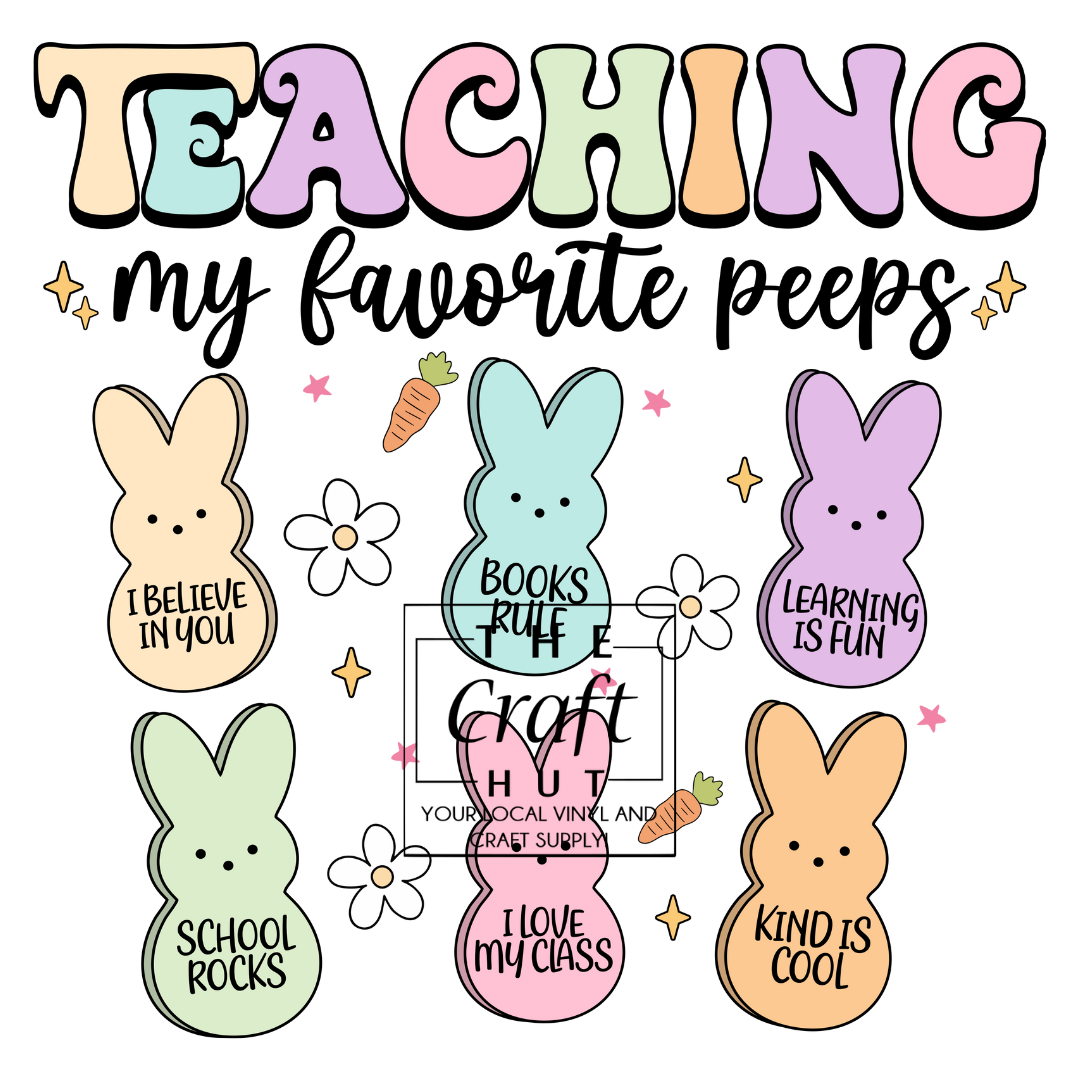 Easter DTF Transfer - Teaching Peeps (Adult)
