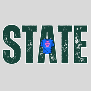 College Football DTF Transfer - Michigan STATE Distressed