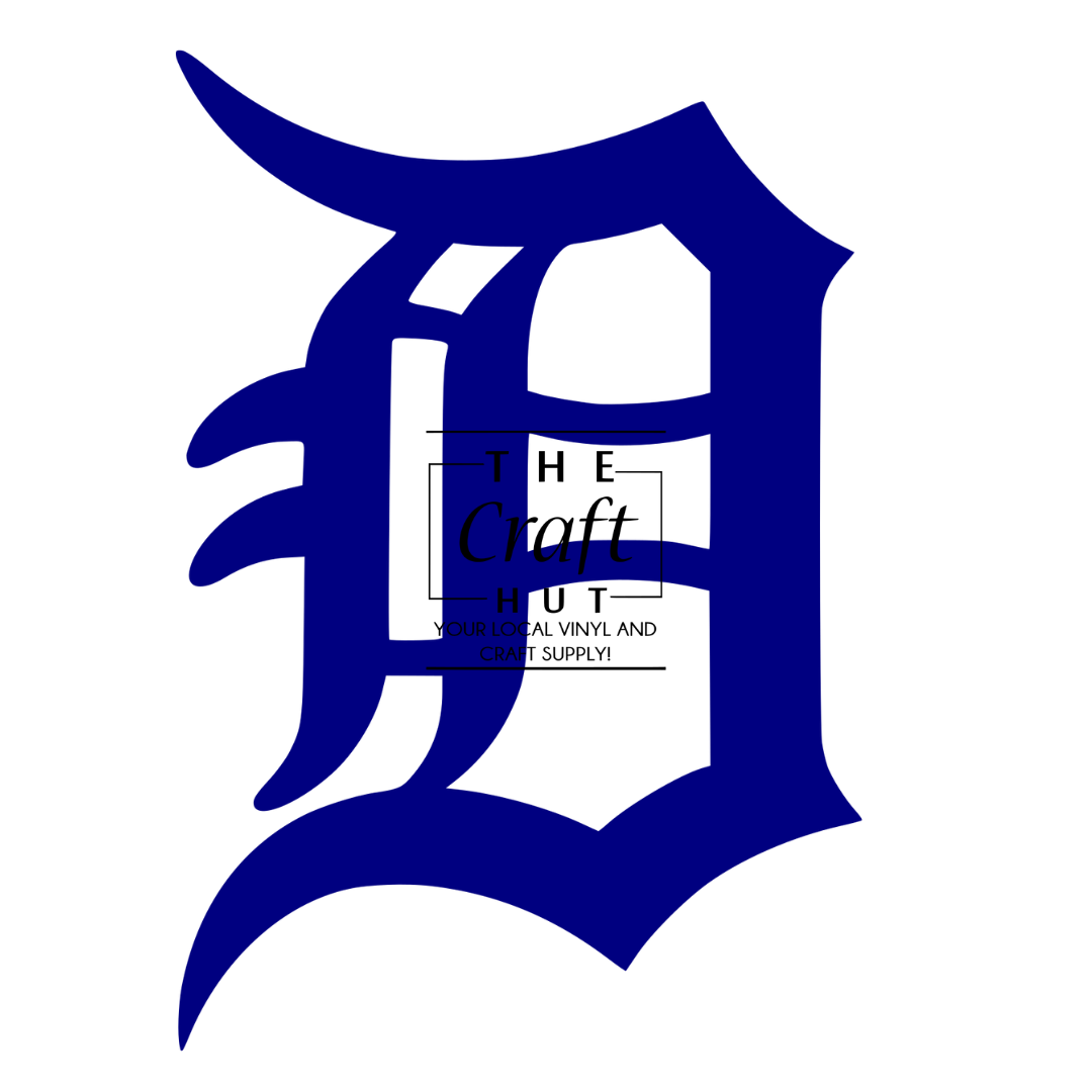 Tigers DTF - Old English D (Navy)