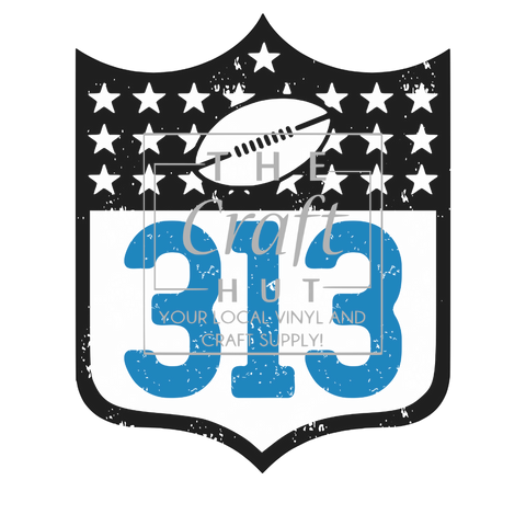 Lions DTF Transfer - 313 Logo