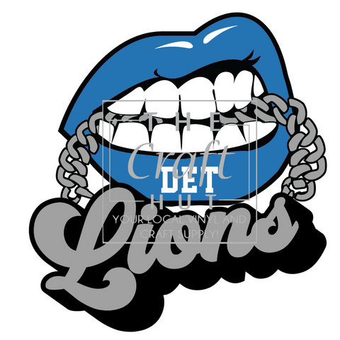 Lions DTF Transfer - Lions Lips