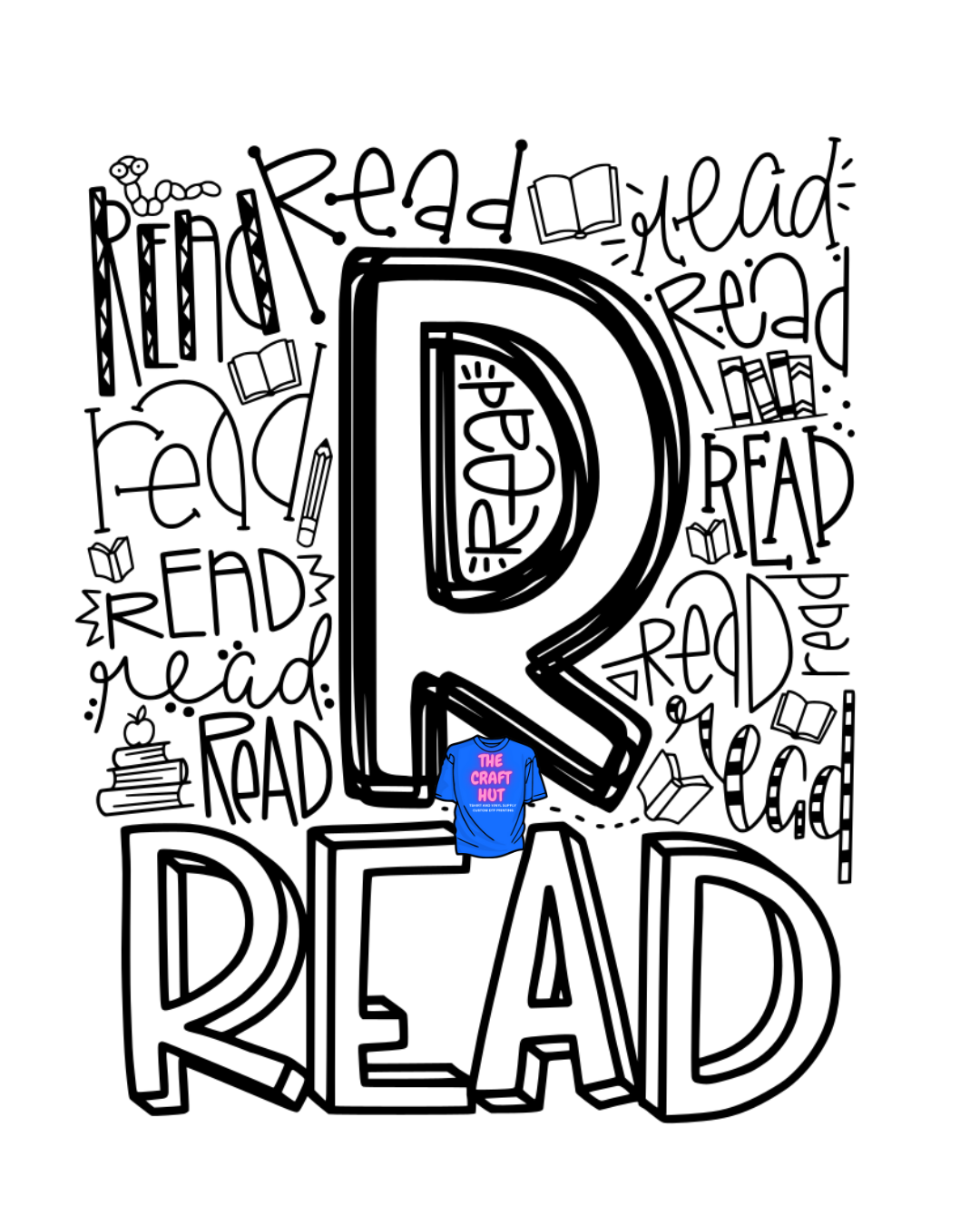 Reading Month DTF Trasnfer - Read Typography