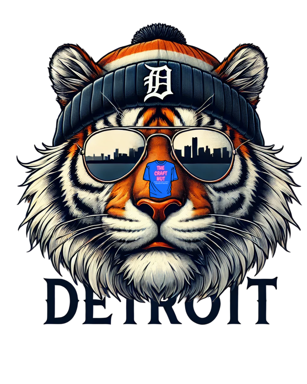 Tigers DTF Transfer - Tiger Beanie