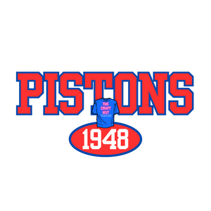 Detroit Pistons DTF Transfer - 1948