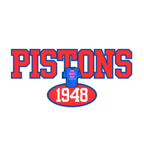 Detroit Pistons DTF Transfer - 1948